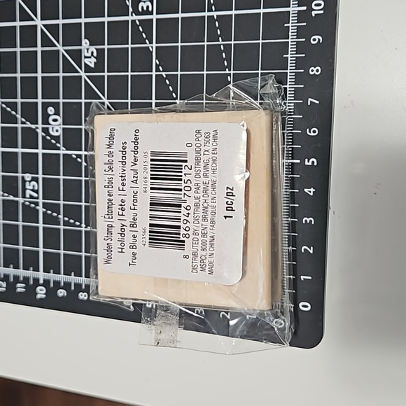 K Monogram rubber stamp - Picture 2 of 2